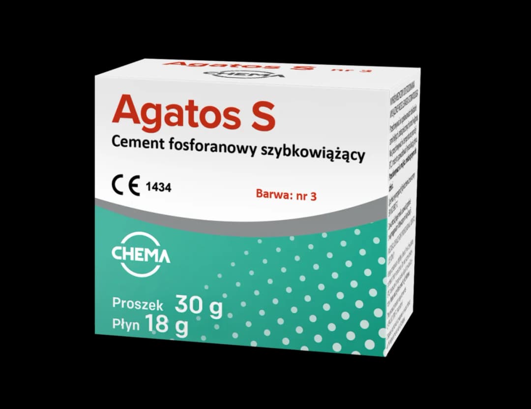 Ile schnie cement dentystyczny AGATOS S? Poznaj kluczowe informacje